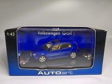 VW GOLF 5 V 2.0 GT TDI 140 PS LASER BLUE 1:43 AUTOART Rare