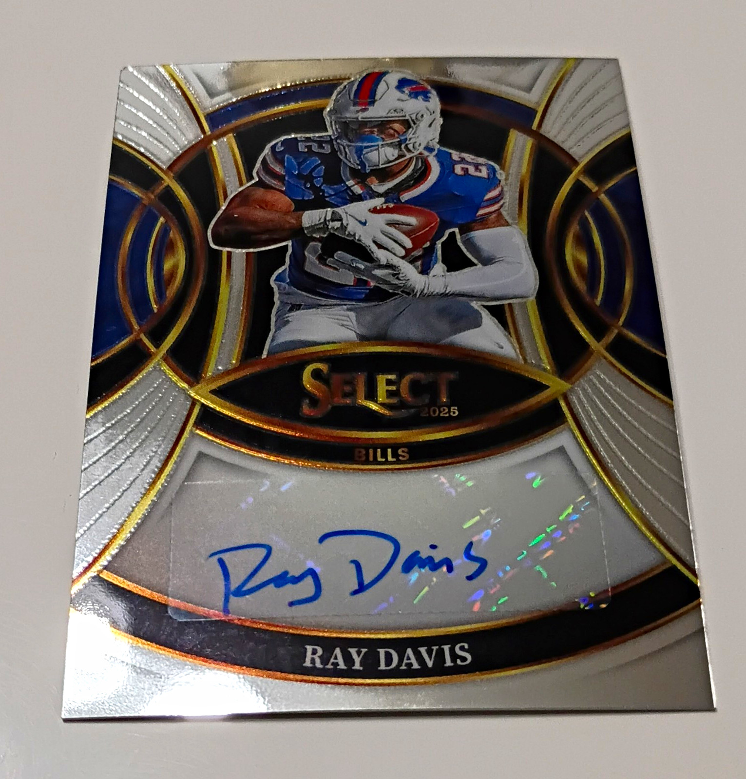Panini 2025 Select Signatures #SP-RDS Ray Davis Buffalo Bills Auto Insert