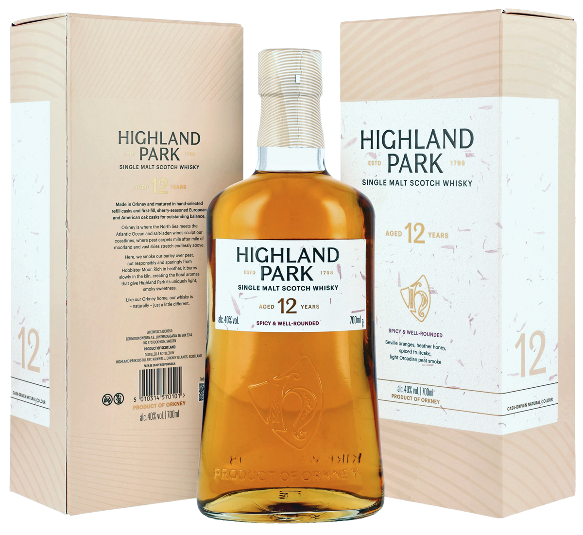 Highland Park 12 Jahre | Single Malt Scotch Whisky | 40% Vol | 0,7l - Bild 4
