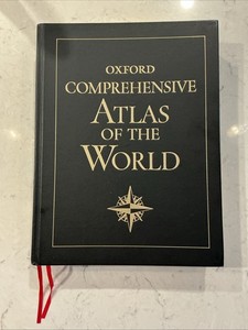 Oxford Comprehensive Atlas Of The World 15 1/2x 11 3/4 Inch Book