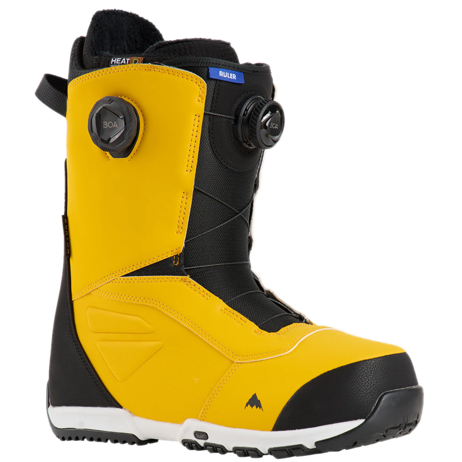 Burton Ruler Boa Botas De Snowboard Para Hombre Color Dorado Amarillo Nuevas