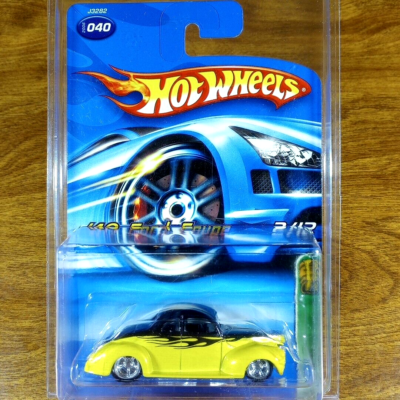 Hot Wheels Treasure Hunt '40 Ford Coupe Yellow Black Real Riders
