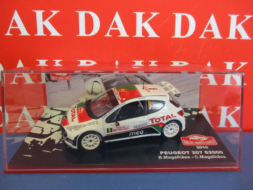 Die cast 1/43 Modellino Auto Peugeot 207 S2000 N9 Rally Monte Carlo 2010 - Immagine 4 di 4