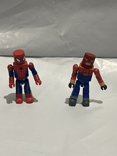 Marvel Minimates Spider-Man And Home Made Suit Spider-Man Lot Of 2 - Picture 1 of 4