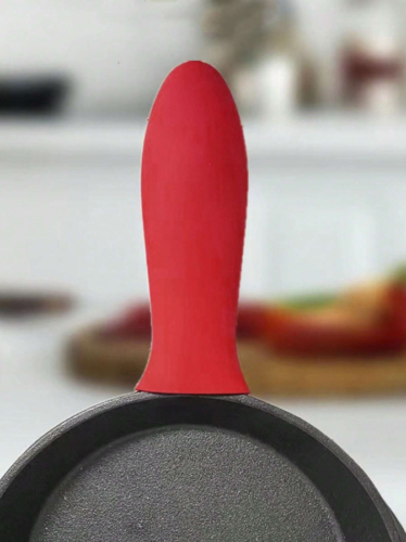 1pc Silicone Pot Handle Cover - Non-Slip Heat-Resistant Grip for Skillets - NEW - Picture 5 of 22