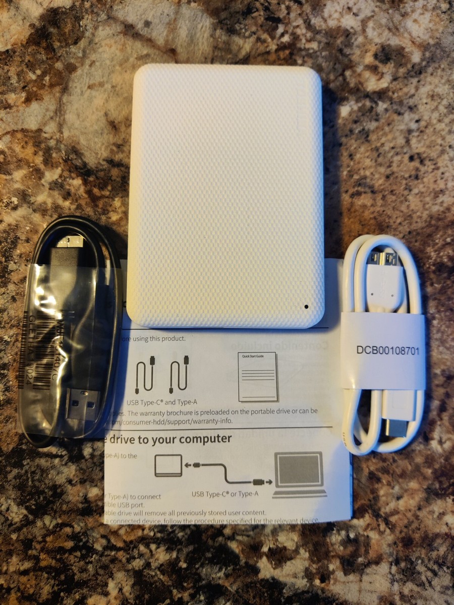 Toshiba DTCA20 CANVIO Advance Plus Portable Storage External Hard