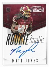 Matt Jones 2015 Panini Contenders Rookie Ink Autograph #INK-MJ /199 Redskins NFL