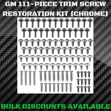 1969-1988 Gm G Body Interior Exterior Trim Engine Bay Screw Bolt Kit Oem Chrome