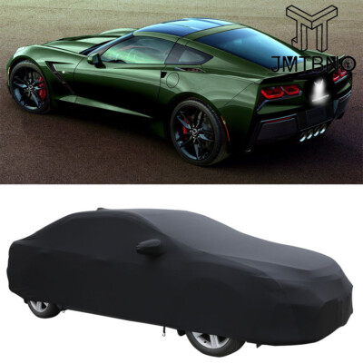 For Chevy Corvette Custom Fit Indoor Dust Proof Stretch Custom Car Cover w/Bag