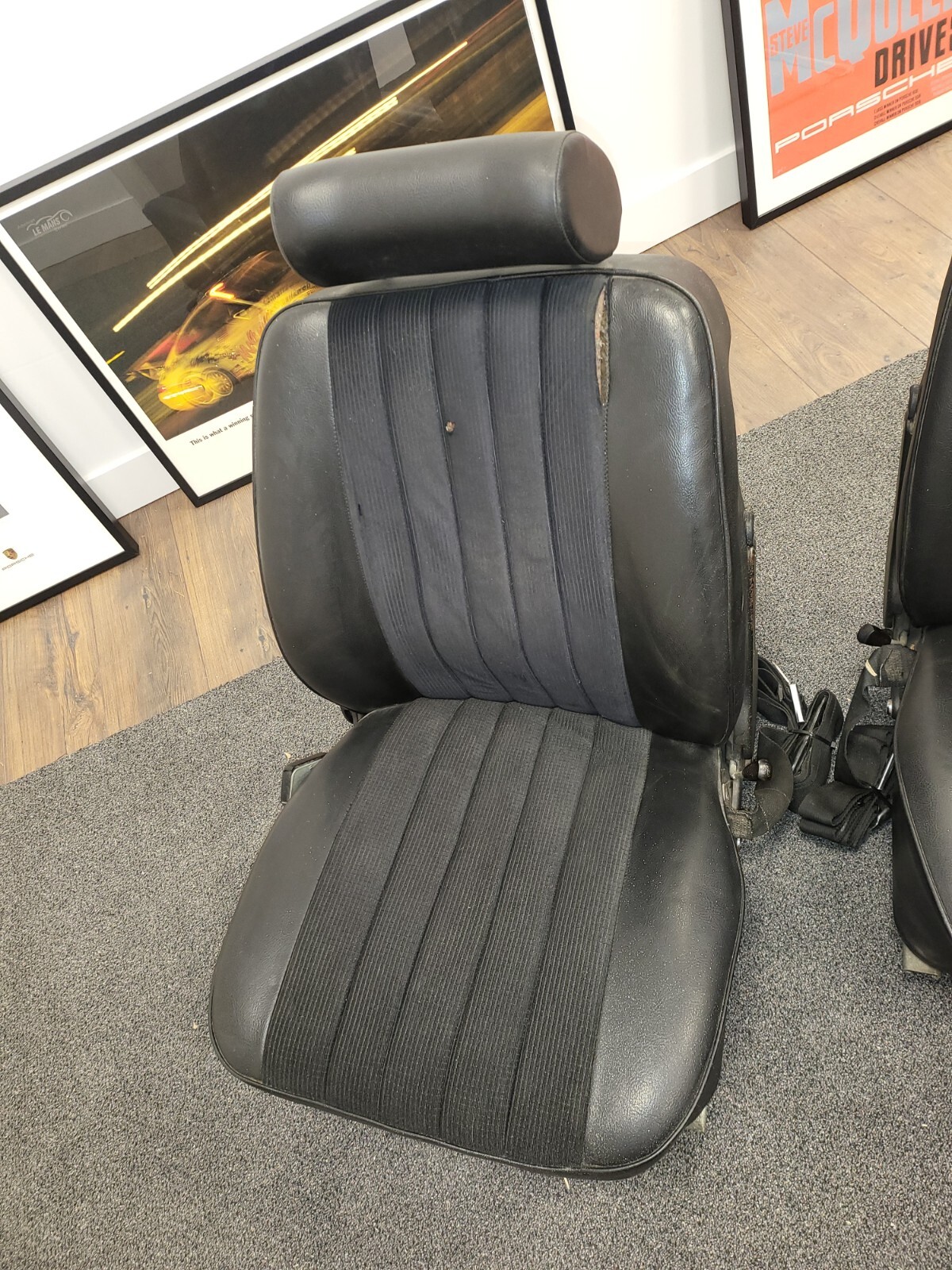 Porsche 911 Recaro Seats with Headrest , 197273 911t 911e 911s belts