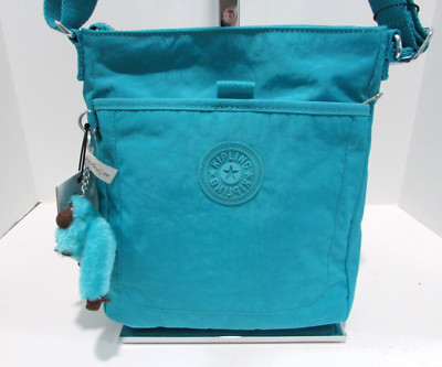 Kipling Cool Turquoise Crossbody Bag Shoulder Purse Avari NWT | eBay