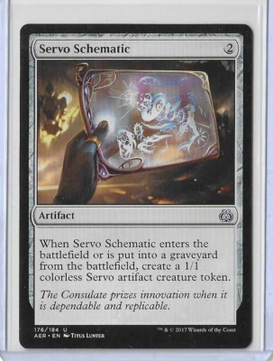 MTG Servo Schematic Aether Revolt (AER) Uncommon Magic Card #176/184  Unplayed | eBay