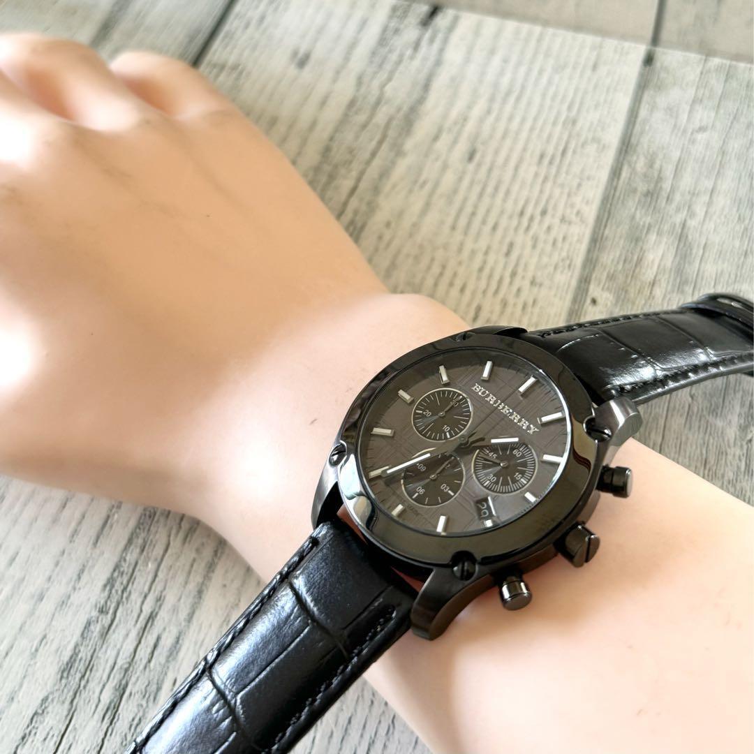 BURBERRY BU1854 Watch Used Men's Chronograph Date Quartz BURBERRY BU1854 Watch Used Men's Chronograph Date Quartz