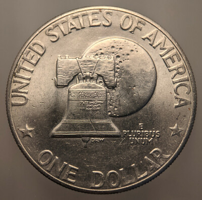 United States $1 Dollar 1976 Coin - Eisenhower - Bicentennial 1776