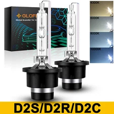 GLOFE 6K 8K 10K D2S HID Xenon Bulbs Factory Headlight Replacement 85122 66240