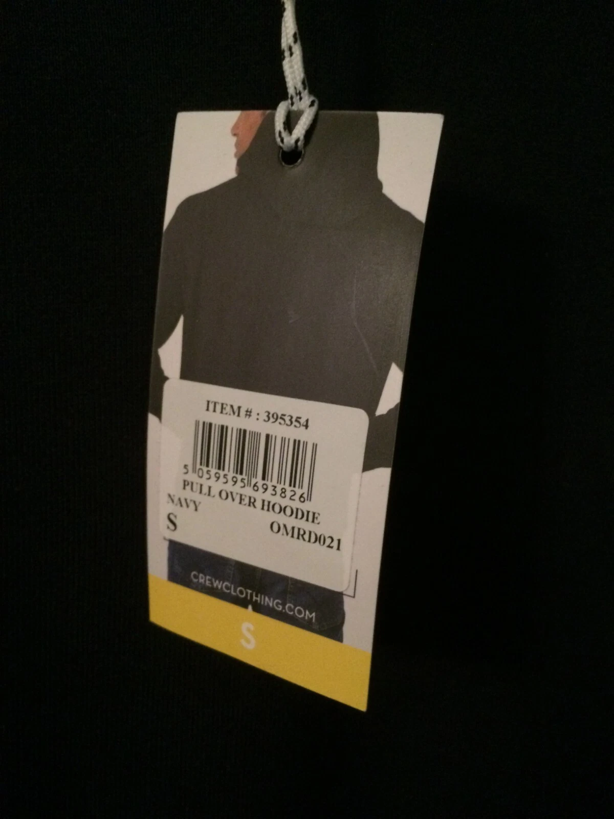 VETEMENTS Felpa con cappuccio abbigliamento Crew: blu navy. Taglia S. Nuovo con etichette. Spedizione gratuita.
