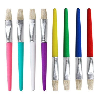17 Pcs Farbe Pad Set Flache Pinsel Größen Professional Farbe Pinsel