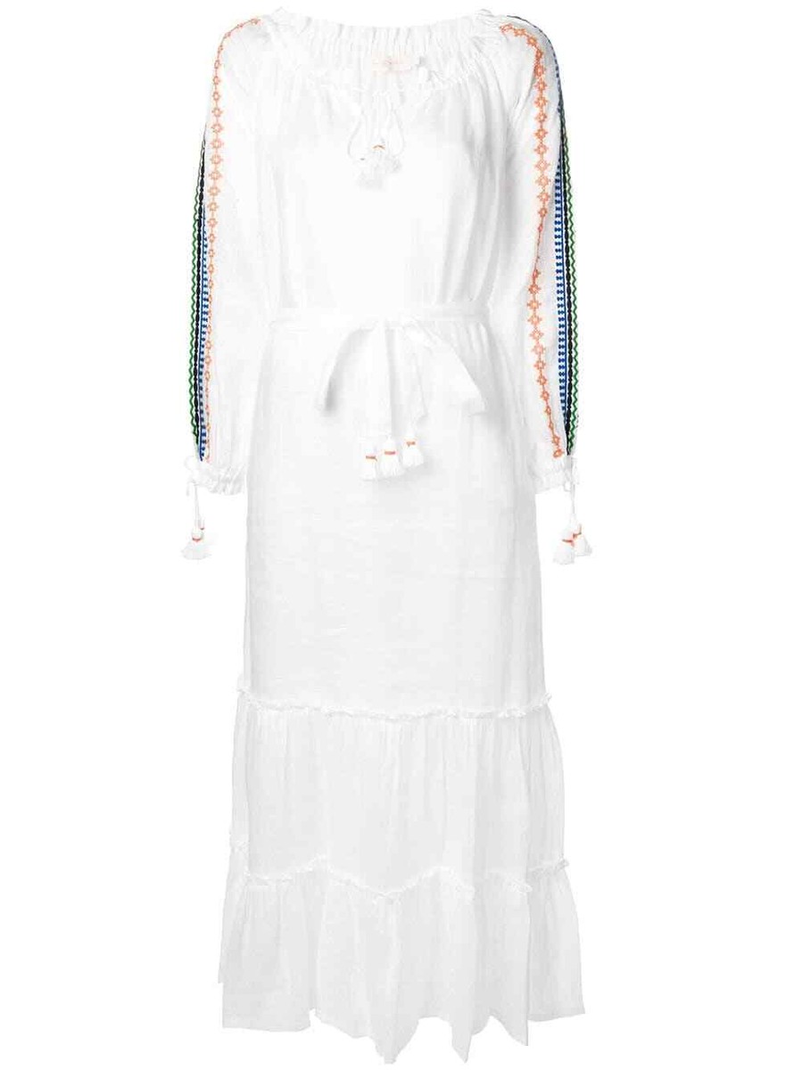 sheer linen dress Le Kasha - QULAYI linen dress - Women's - Black main image 0