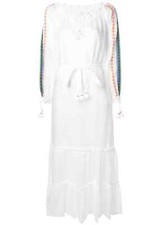 Tory Burch Embroidered Linen Dress Size Medium