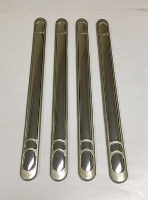 4 PCS  GOLD FRONT REAR N-BUMPER GUARD SCRATCH CORNER PROTECTOR MOLDING K-010
