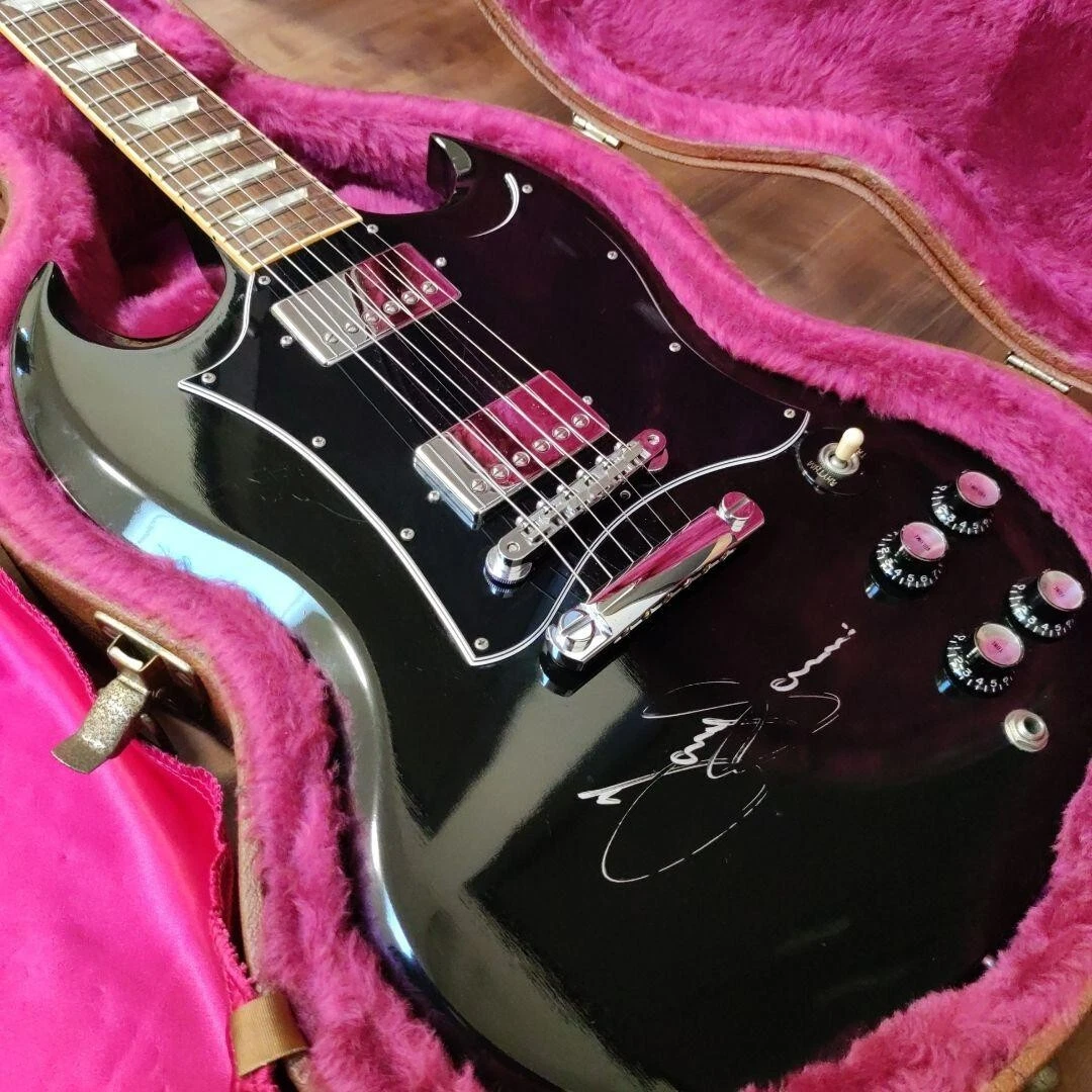 Gibson SG Standard Black 1997 w Hard Case Free Shipping From Japan