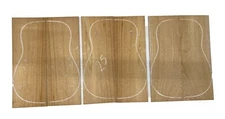 3 Pcs, Honduran Mahogany Dreadnought 22x 8-1/4x  3/16 Guitar Back Second 
