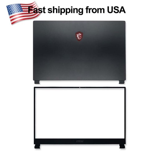 New MSI GL75 MS-17E2 MS-17E4 9SD 9SE LCD Back Cover/Bezel/Hinges 3077E4A213 US - Afbeelding 12 van 13