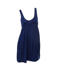 Matix I SEE LONDON Midnight Blue Lightweight Pockets Summer Beach Junior's Dress