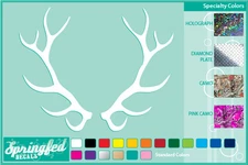 ELK ANTLERS cut vinyl decal #2 car truck window sticker Elk Hunting