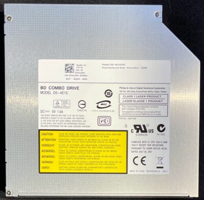 Dell Inspiron BluRay & DVDRW SATA Combo Drive /  No Bezel / Y619H