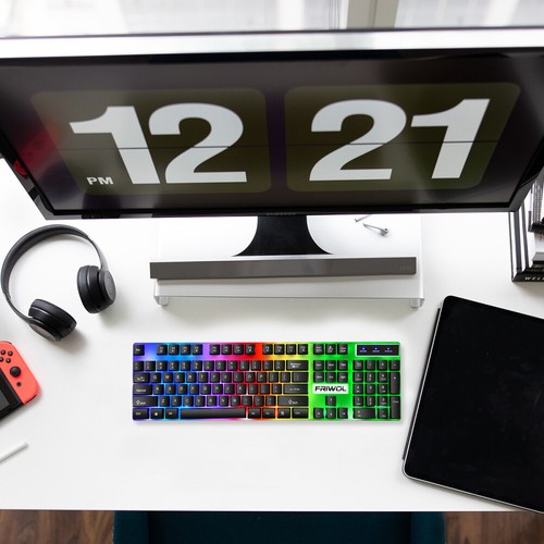 Kabelgebundene Gaming-Tastatur E-Sport-Tastatur Usb-tastatur Aus Kunststoff - Bild 10 von 12