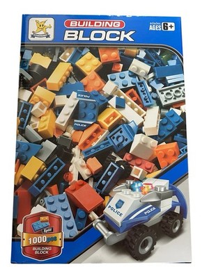 1000 Stck. Bausteine Kinder Kids Polizei Serie Steine Pädagogisches Geschenk Spielzeug