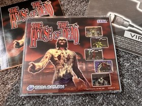 The House of the Dead Virtua Gun Sega Saturn Boxed Great Condition!