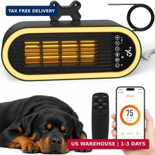 Dog House Heater with Thermostat,1300W Fast-Heating WiFi Smart Heater for Outdoo