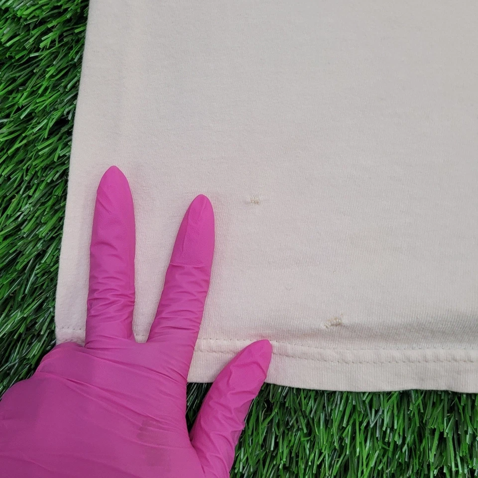 Camisa vintage años 90 Elvis-Presley para mujer XL 23x28 beige Foto 3 de 4