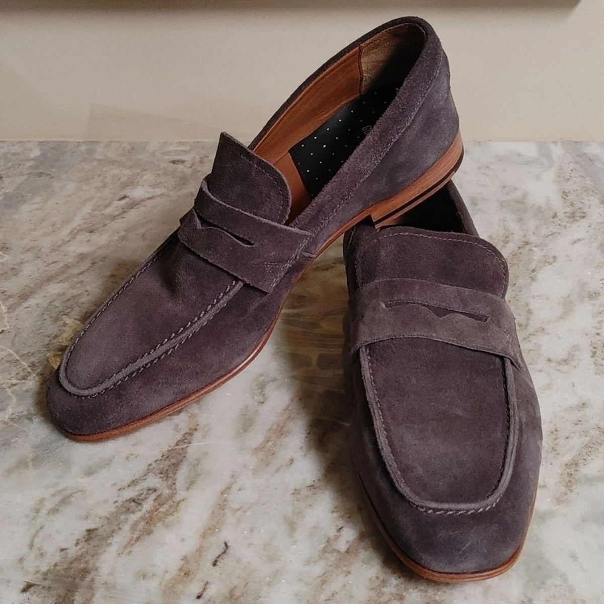 Unbranded Loafer Leather Upper Casual Shoes for Men for sale  display picture 2