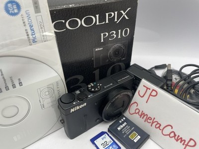 READ Excellent Nikon Coolpix P310 black Compact Digital Camera 16.1MP B437