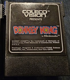 3 Coleco Vision Games: Donkey Kong, Zaxxon & Space Panic 