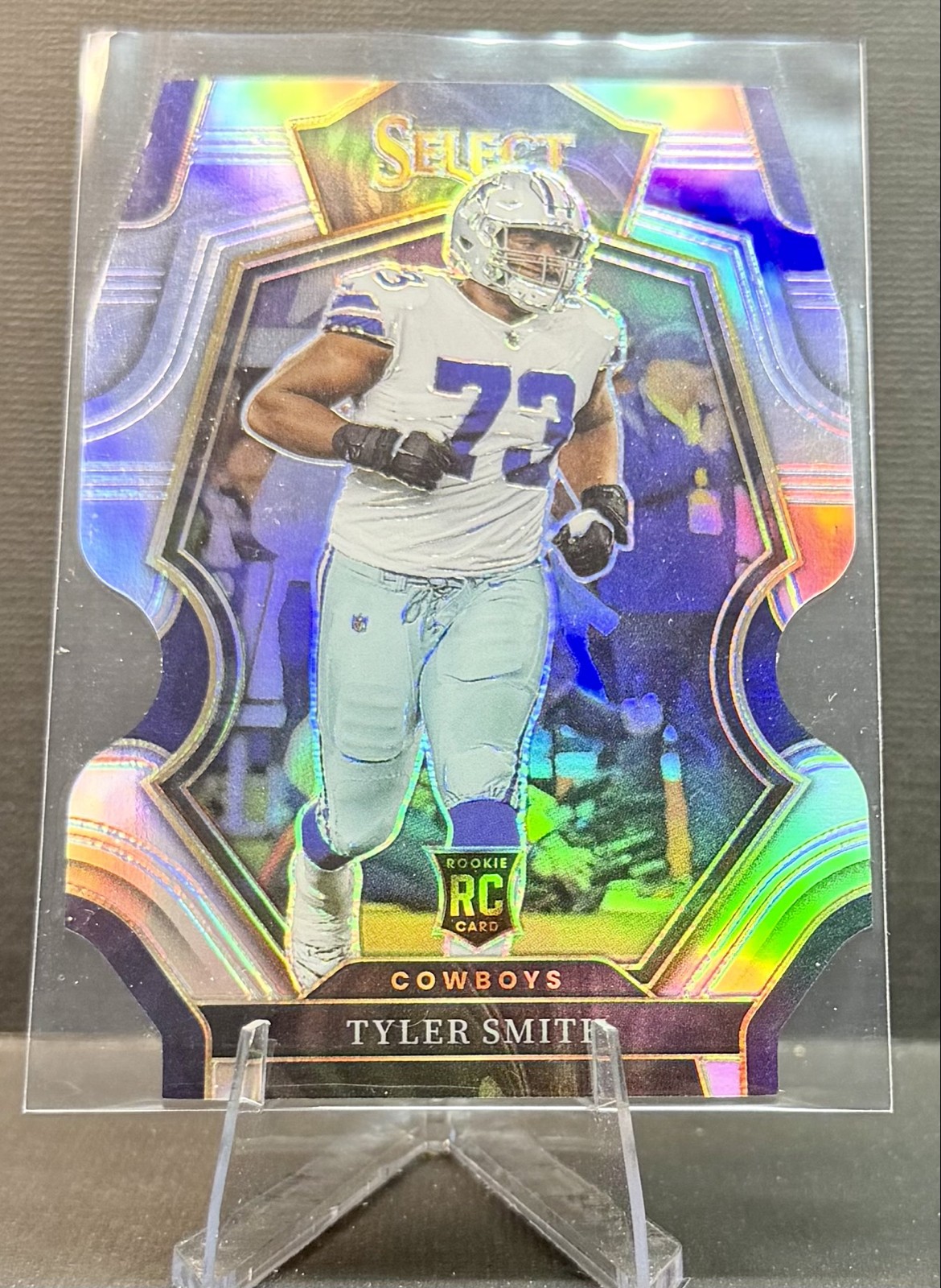 Tyler Smith Panini Select #128 Die-Cut Silver Prizm