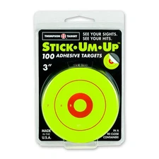 Thompson Target Stick-Um-Up 3in Adhesive Targets In Re-Close Container: 6220-100