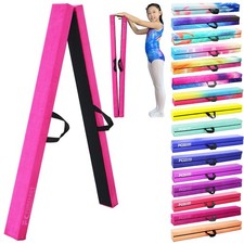 8FT Folding Balance Beam -Gymnastics Floor Beam - Gymnastics Equipment- Anti-...