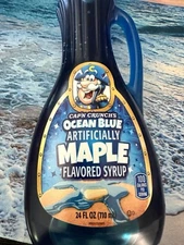 Capn Crunch Ocean Blue Maple Syrup 24 oz Captain Crunch Quaker Oats