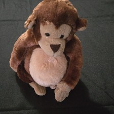 GANZ Webkinz chimpanzee Stuffed Animal Brown Beige Toy Soft Plushie no tags