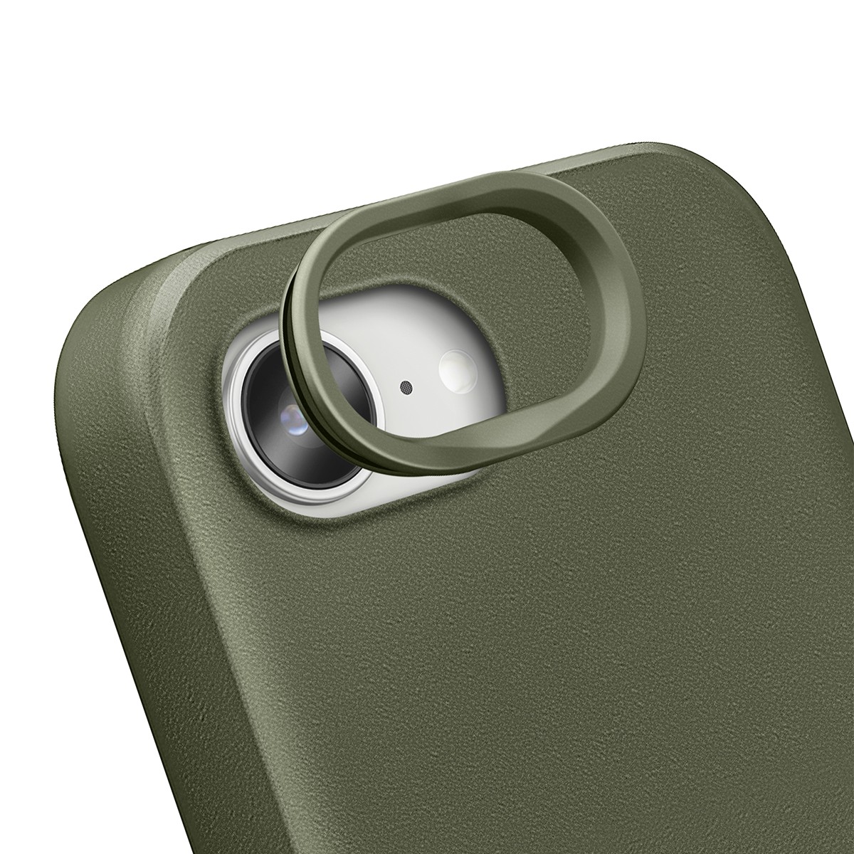 Protection caméra Rhinoshield iPhone 16e contour objectif noir aluminium