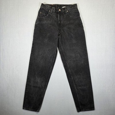 Vintage 90s Levis 560 Jeans Mens 30x32 Black Loose Tapered Denim Charcoal Wash