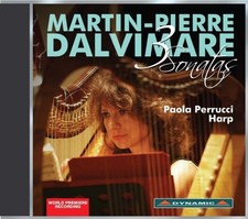 Audio CD Neu - Martin-Pierre Dalvimare - 3 Sonaten für Harfe: Op.2 Nr.2, Op.9 Nr.3