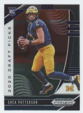2020 Panini Prizm Draft Picks Shea Patterson Rookie Michigan Wolverines #138