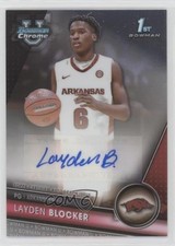 2023-24 Bowman U Chrome Chrome Prospect Auto Layden Blocker #BCPA-LB Auto a8r