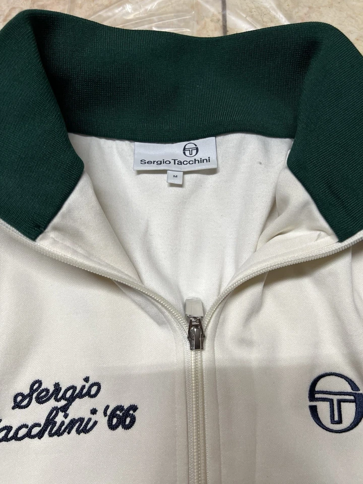 Sergio Tacchini Botanical Tracksuit 66’ Men’s M Jacket & Pants New Without Tags - Image 3 of 4