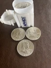 New Listing90 silver half dollars Franklins  1 Roll 20-$10.face Value BU